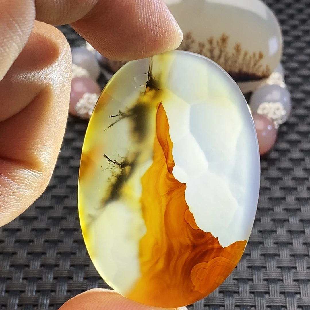 玛瑙/玉髓未镶嵌吊坠(不含链)710