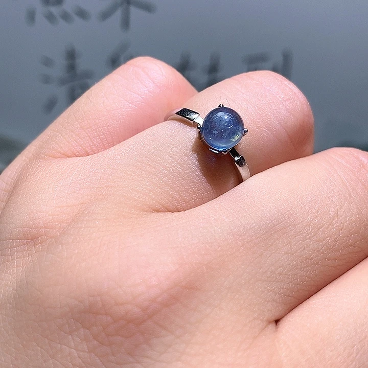 水晶珠宝半成品银S925镶嵌