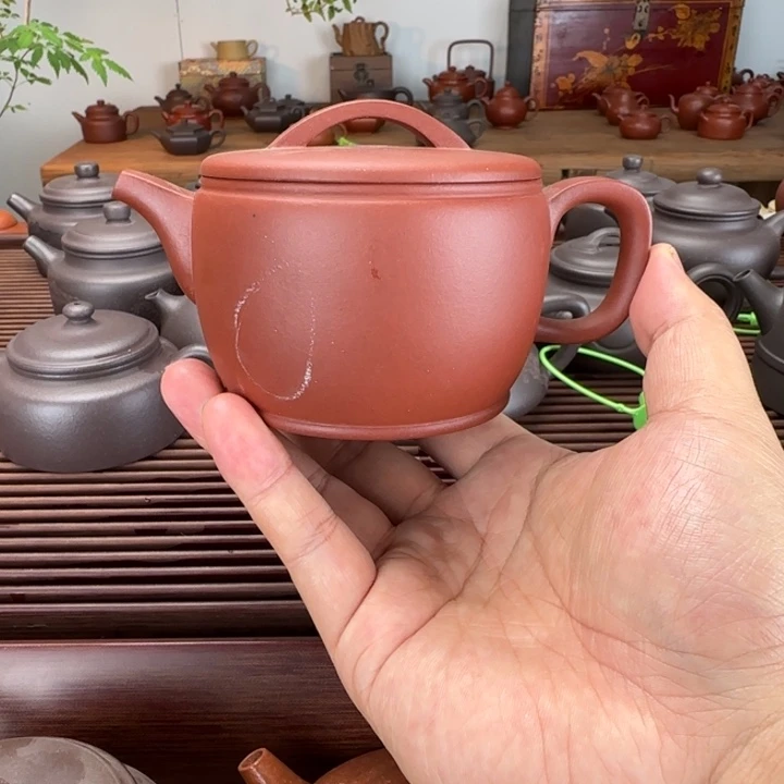 S***u紫砂茶壶野山红泥微瑕