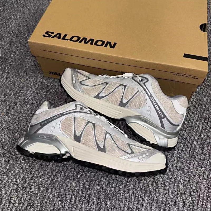 SALOMON/萨洛蒙XT-WHISPER 舒适耐磨低帮男女跑步鞋 灰银色478014