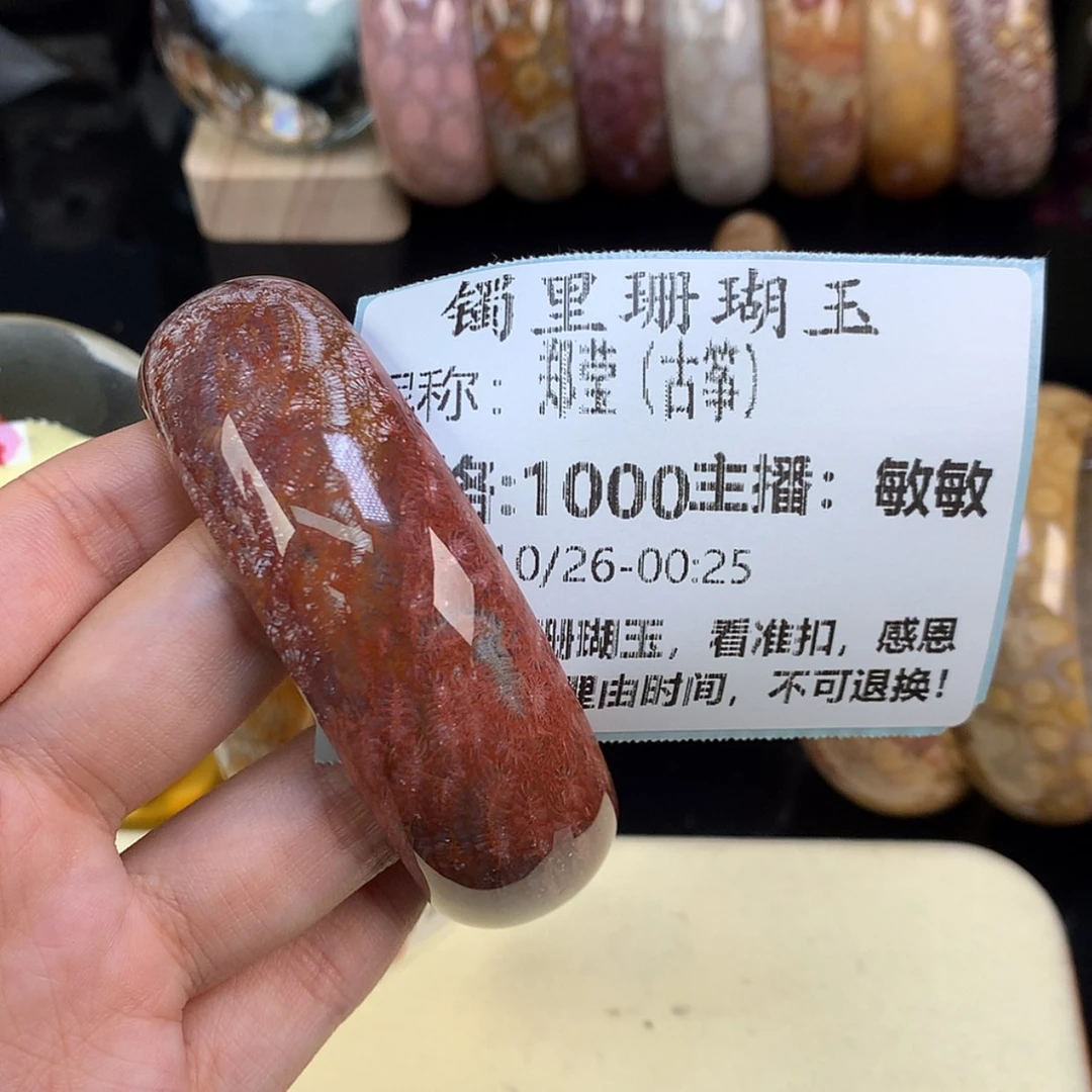 【闪购商品】颈饰未镶嵌硅化珊瑚（珊瑚玉）郑****）
