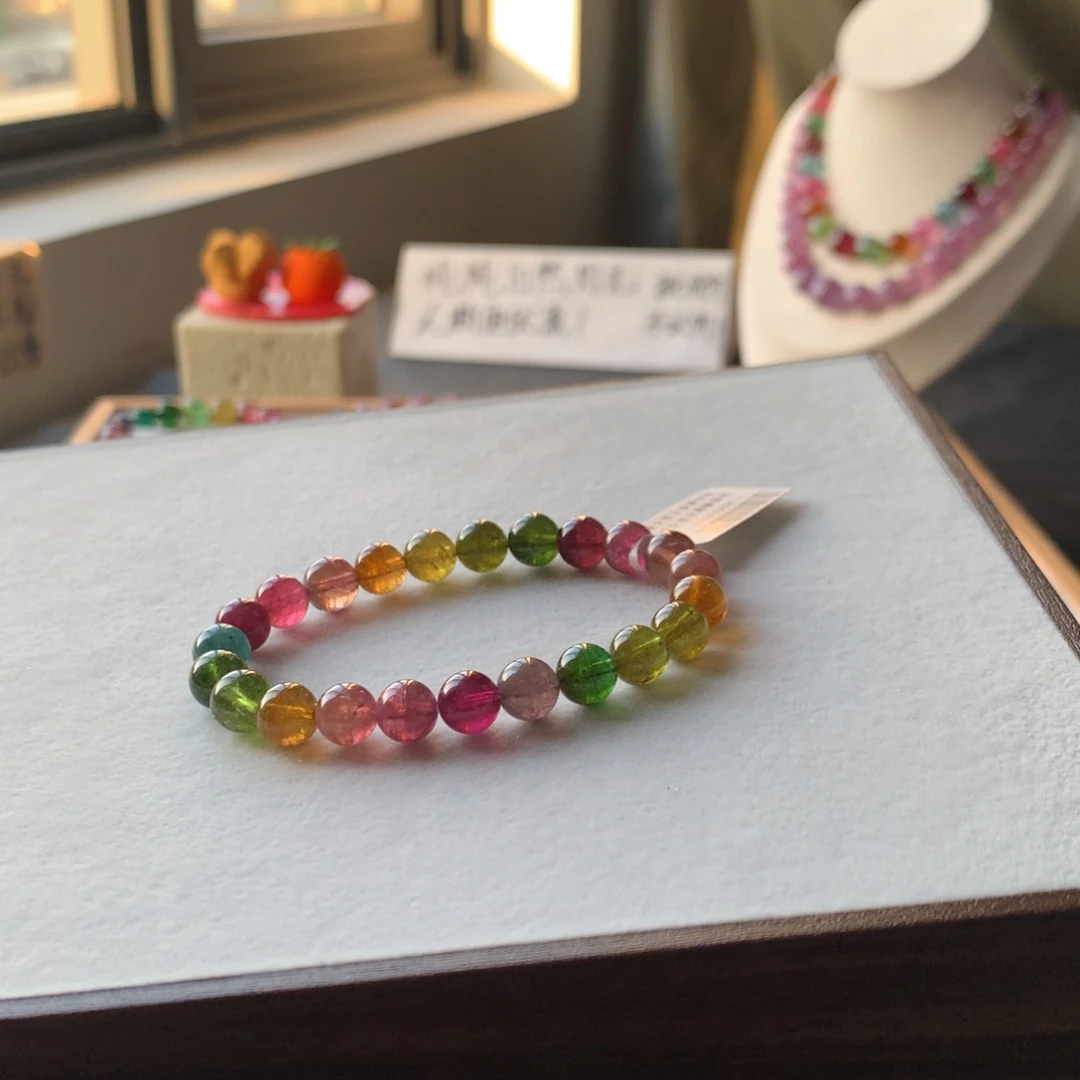 未镶嵌手链碧玺碧玺