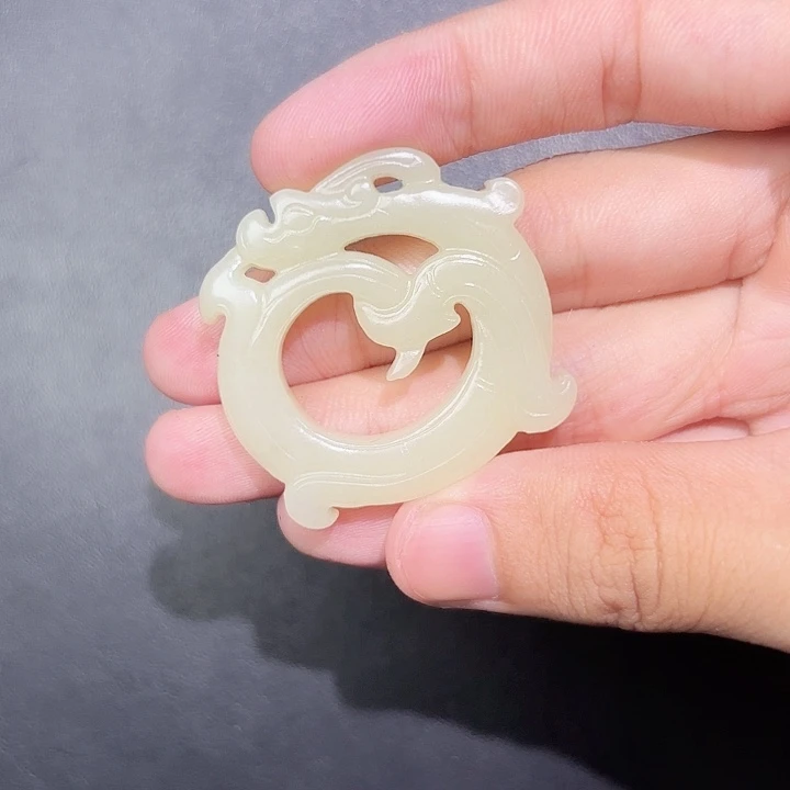 和田玉未镶嵌挂件山****8