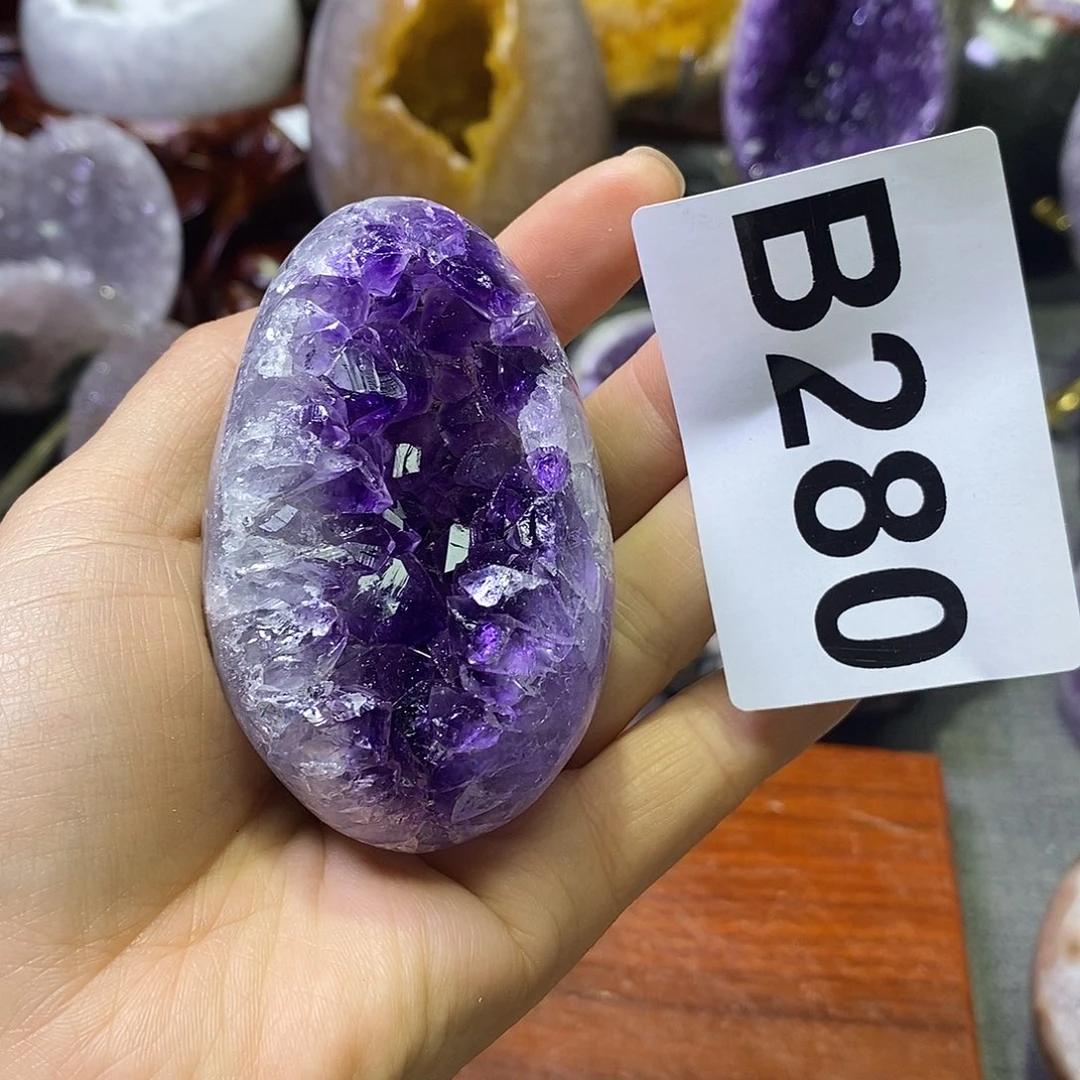 珠宝半成品紫晶未镶嵌