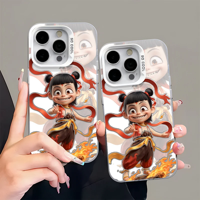 BANCA重影哪吒适用iphone16苹果15元气手机壳华为vivo小米oppo套