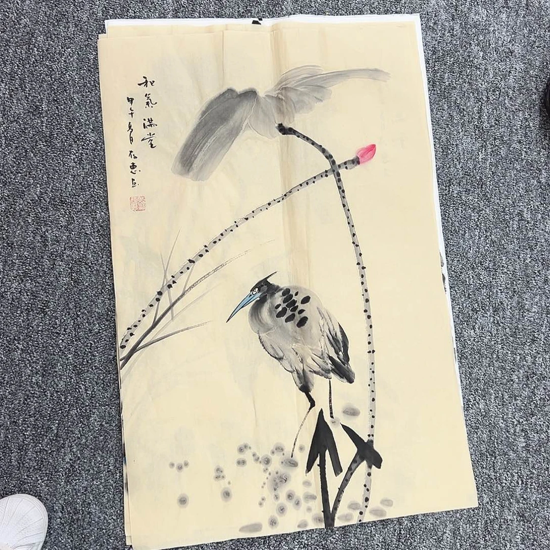 国画国画作品纯手工