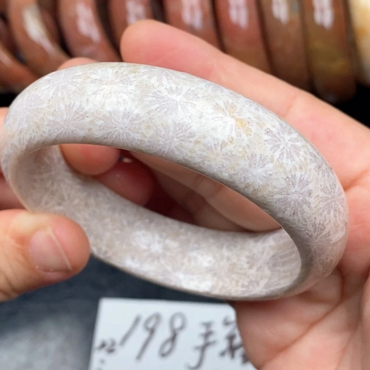 硅化珊瑚（珊瑚玉）手镯未镶嵌60