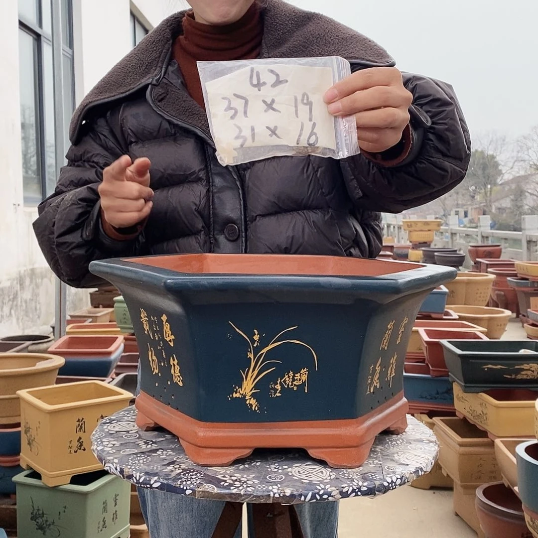 紫砂花盆紫砂花盆