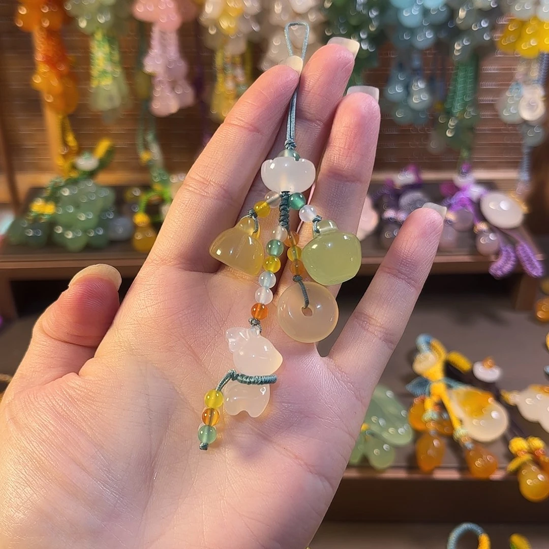 玛瑙/玉髓未镶嵌车挂