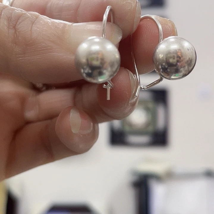 足银卡10冬不拉耳环