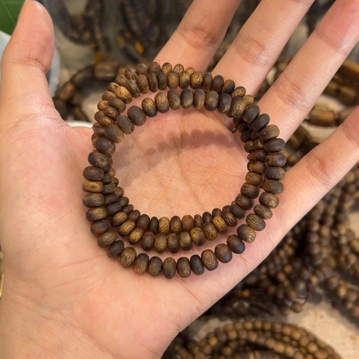 沉香碎屑沉香0.6算盘珠