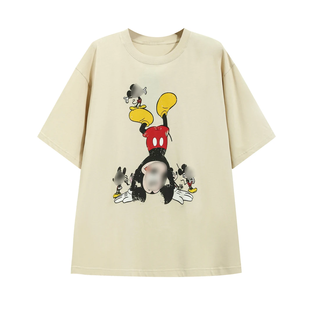 EC原创2025新款设计感时尚显瘦圆领短袖T恤女百搭上衣88041