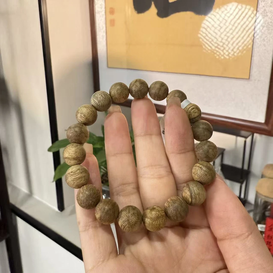 沉香HAX虎斑沉香单圈手串1.0一串多样性发其一