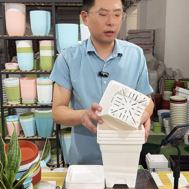 正品方口16高18白色5只带托