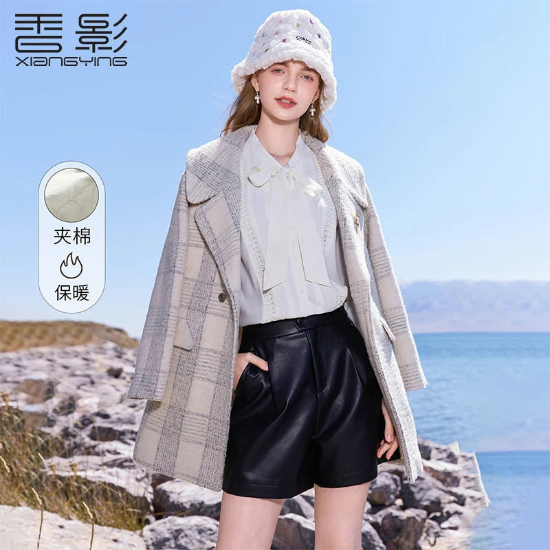 【直播专享】D834031毛呢大衣 香影2024休闲百搭时尚显瘦冬新款