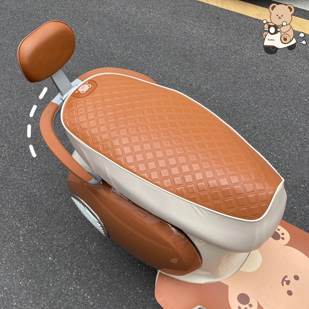 适用于雅迪摩登光芒70/80L电动车皮革座套防水防晒减震防滑坐垫套