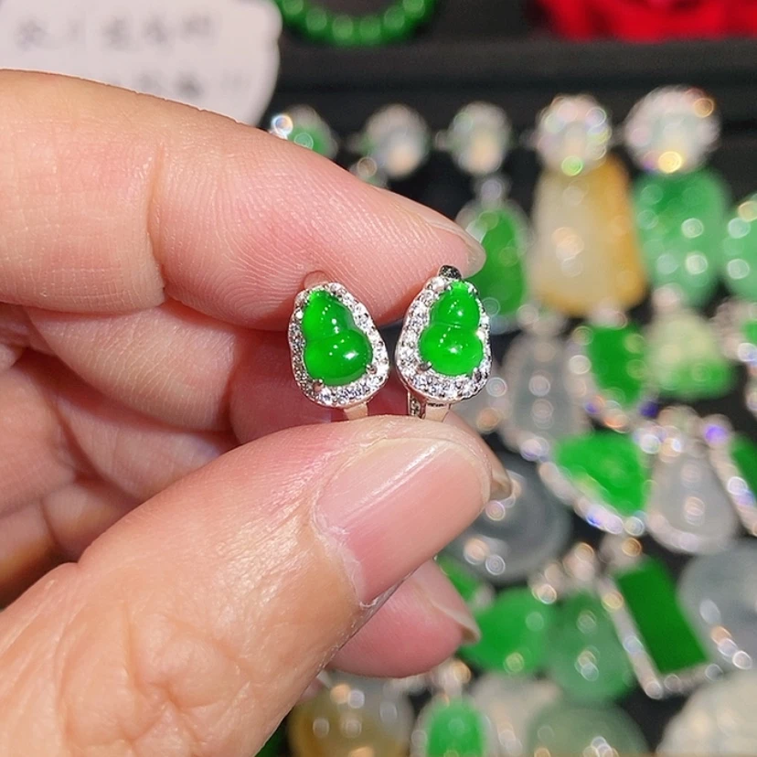 【闪购商品】未镶嵌翡翠耳饰天然翡翠