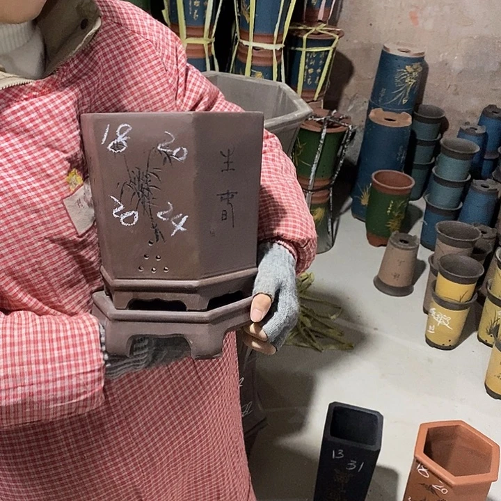 紫砂花盆紫砂花盆