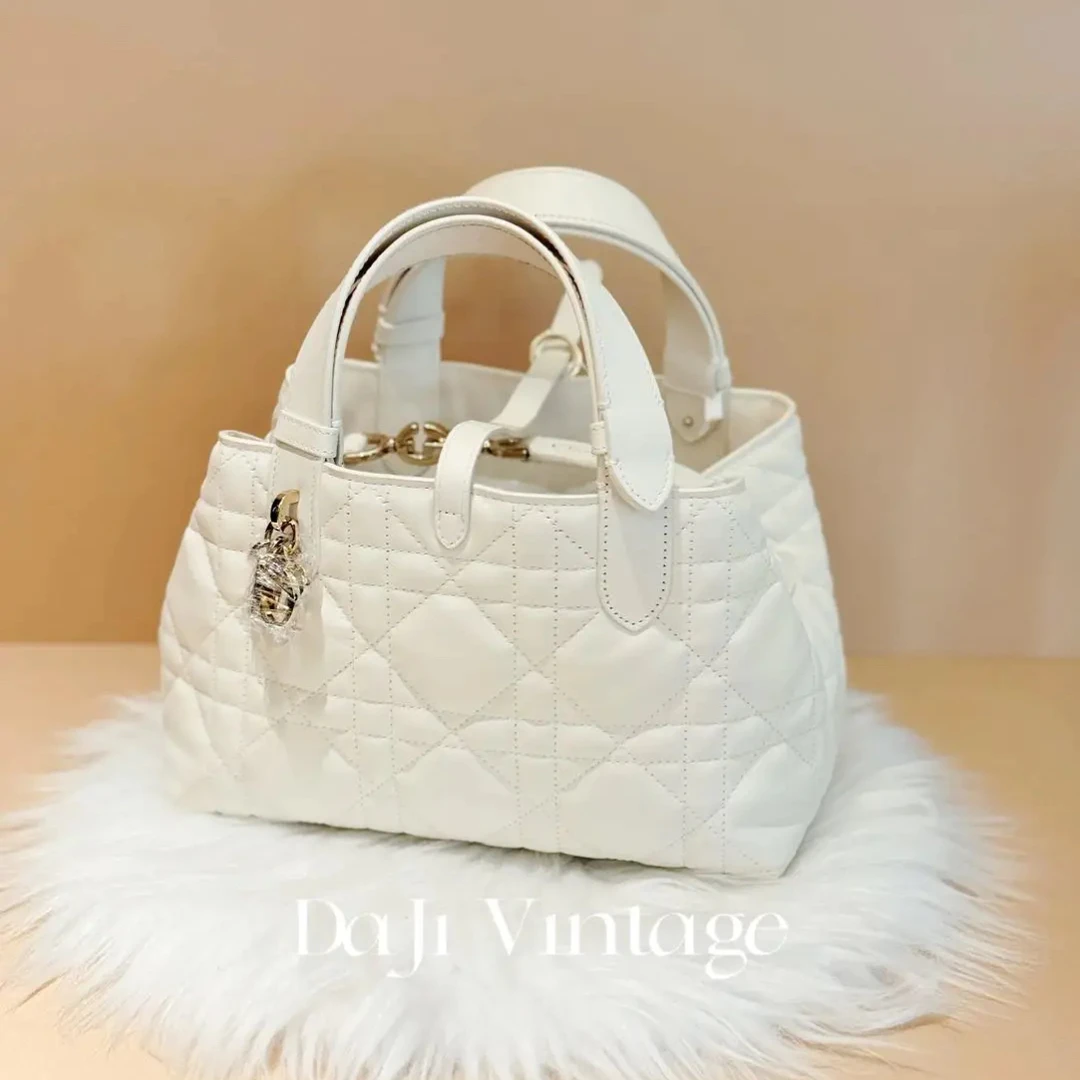 99新 DIOR/迪奥 大吉中古/Dior迪奥白金土著toujours小号手提单肩