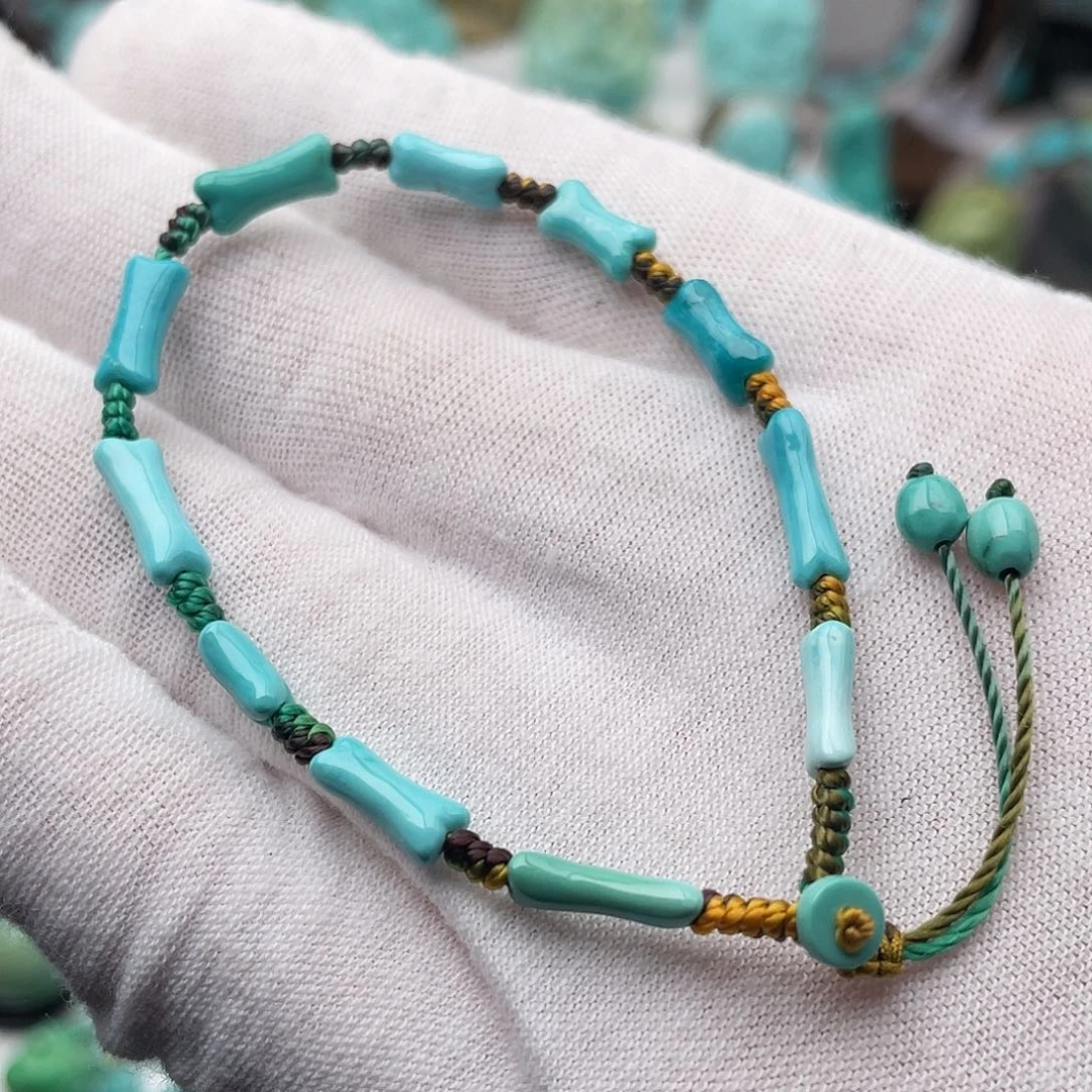 绿松石未镶嵌手链