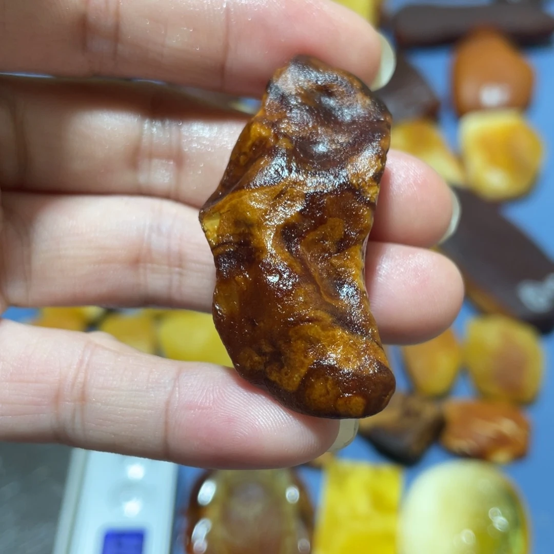 定制蜜蜡未镶嵌全皮
