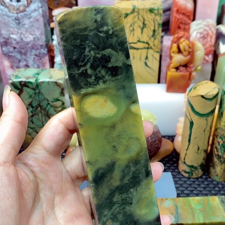 水***H青田石印石缅甸石头