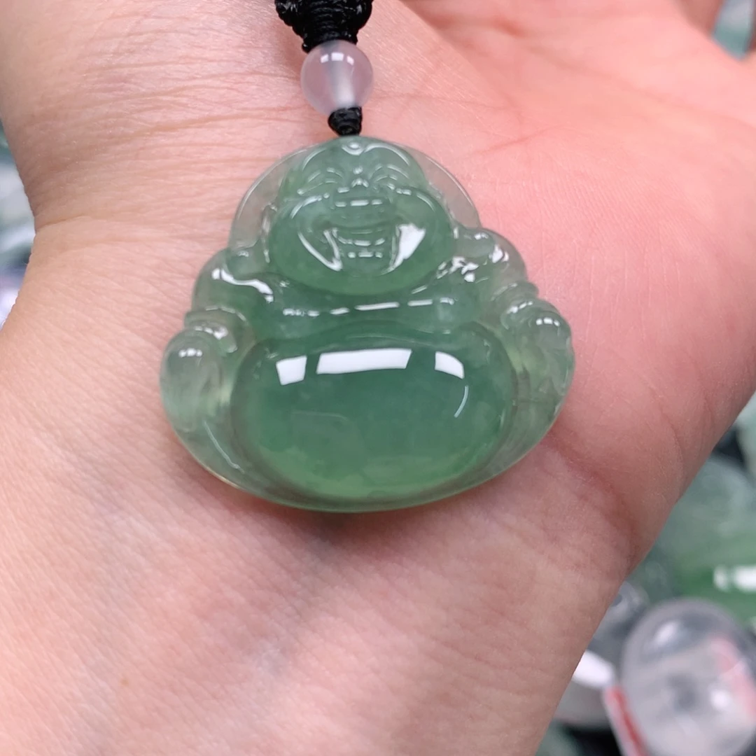 颈饰未镶嵌翡翠天然翡翠
