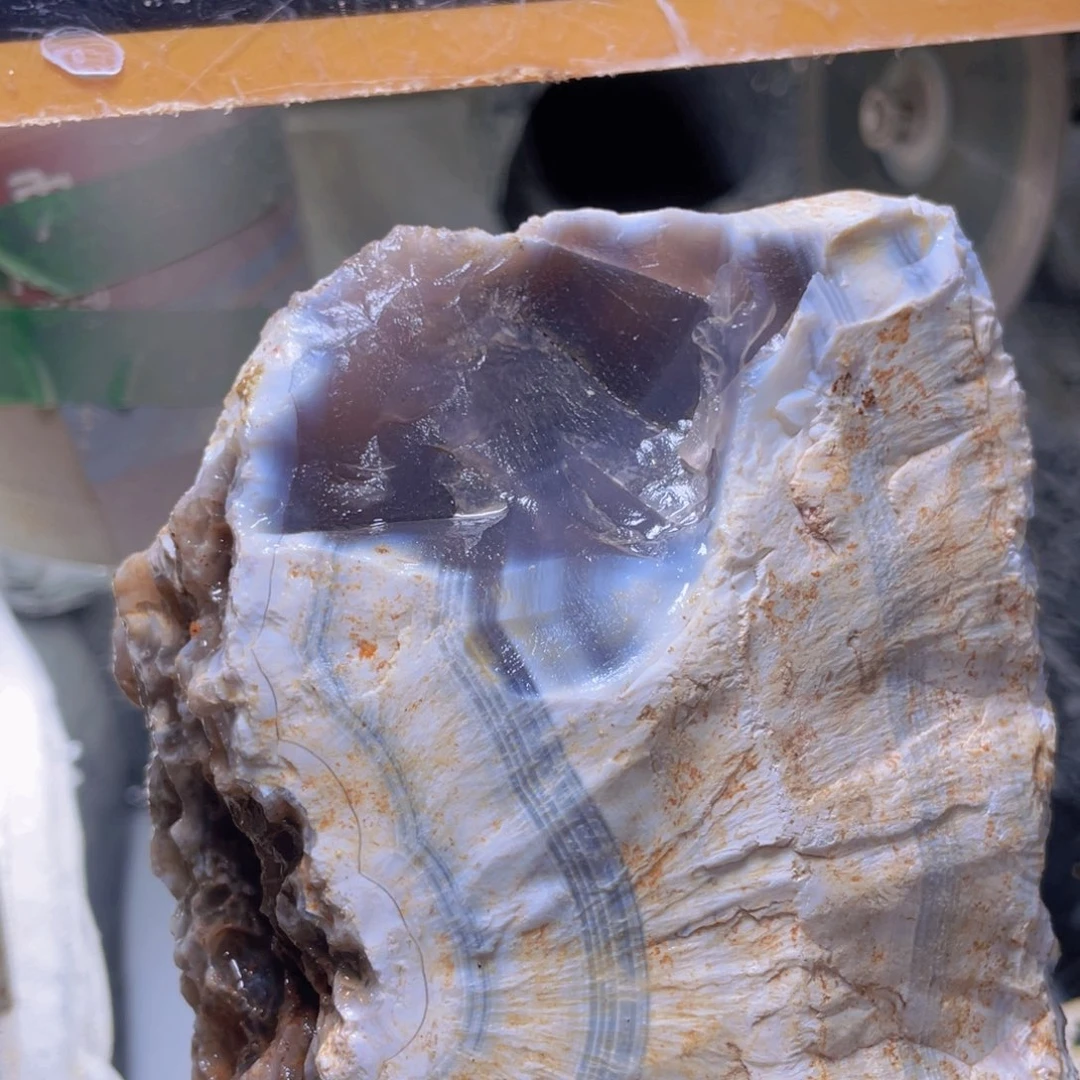 定制玛瑙花*天然玛瑙手镯原石