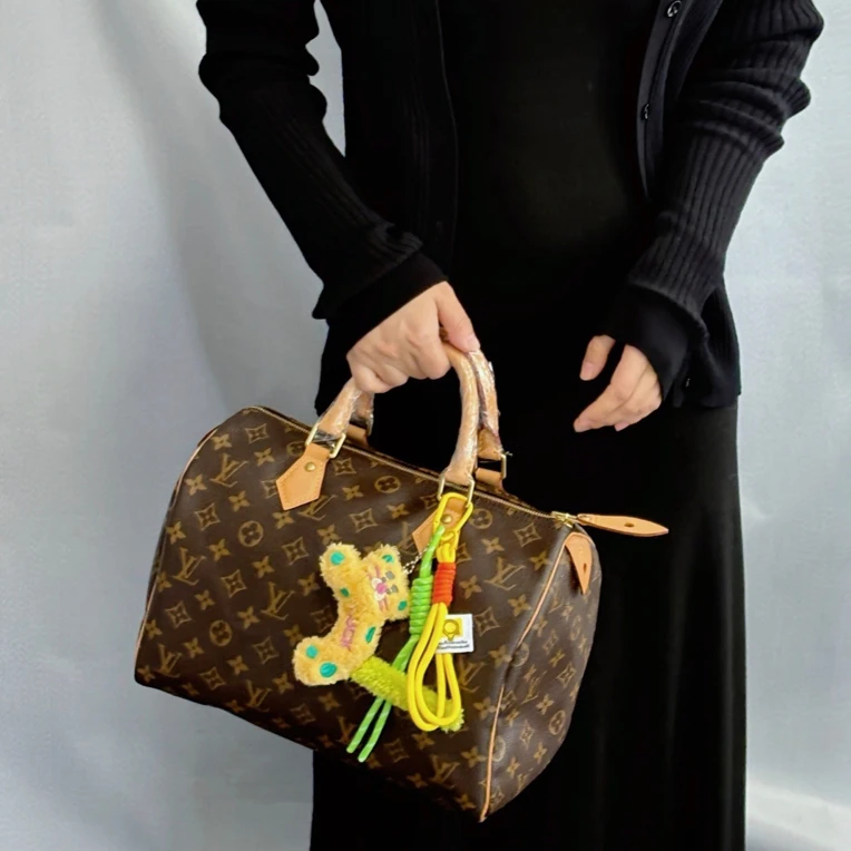 95新 LouisVuitton/路易威登 speedy30老花手提款/ss3631