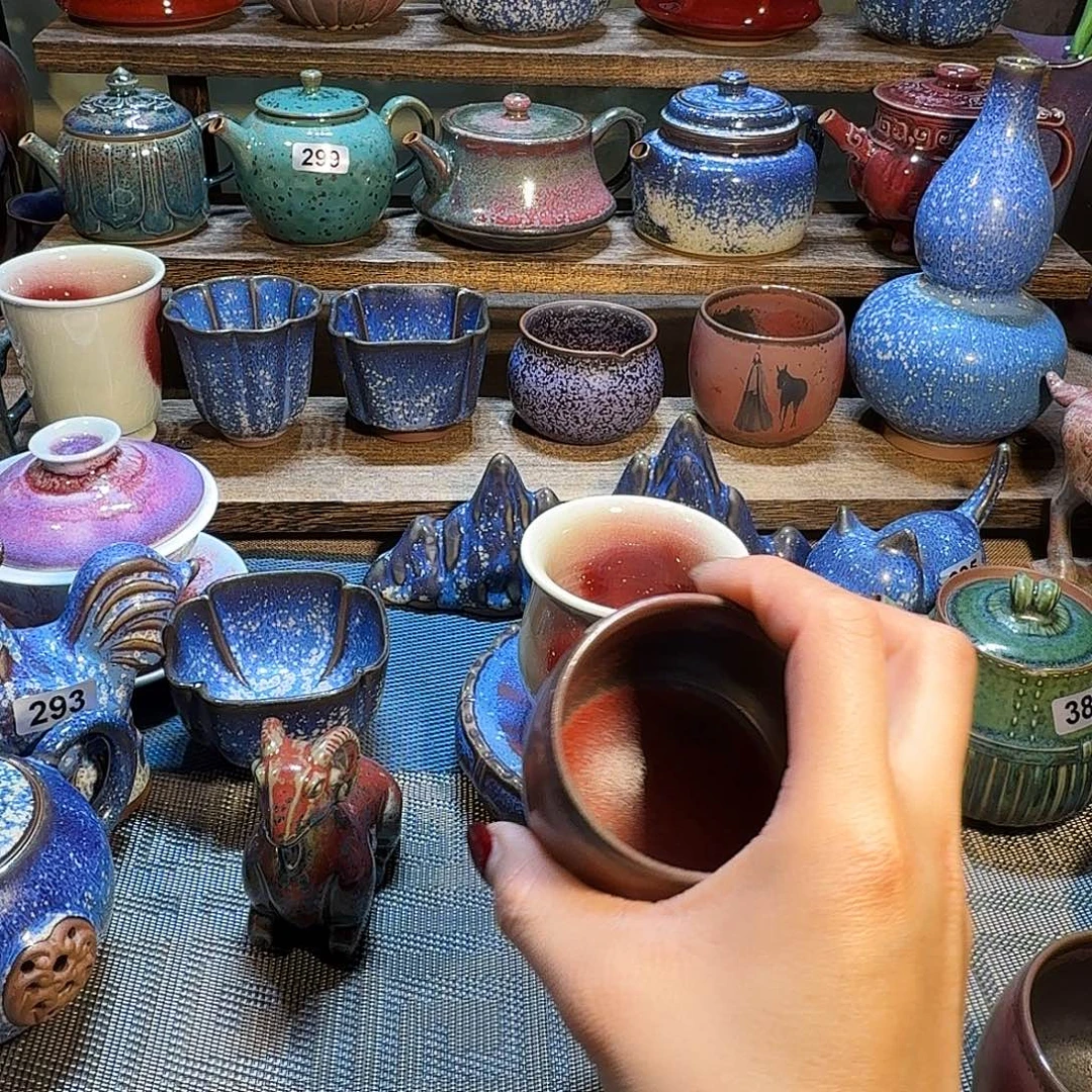 助***师茗欣钧窑高温瓷器