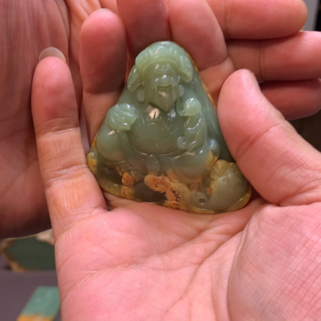 简***.岫岩河磨玉（透闪石质玉）未镶嵌颈饰