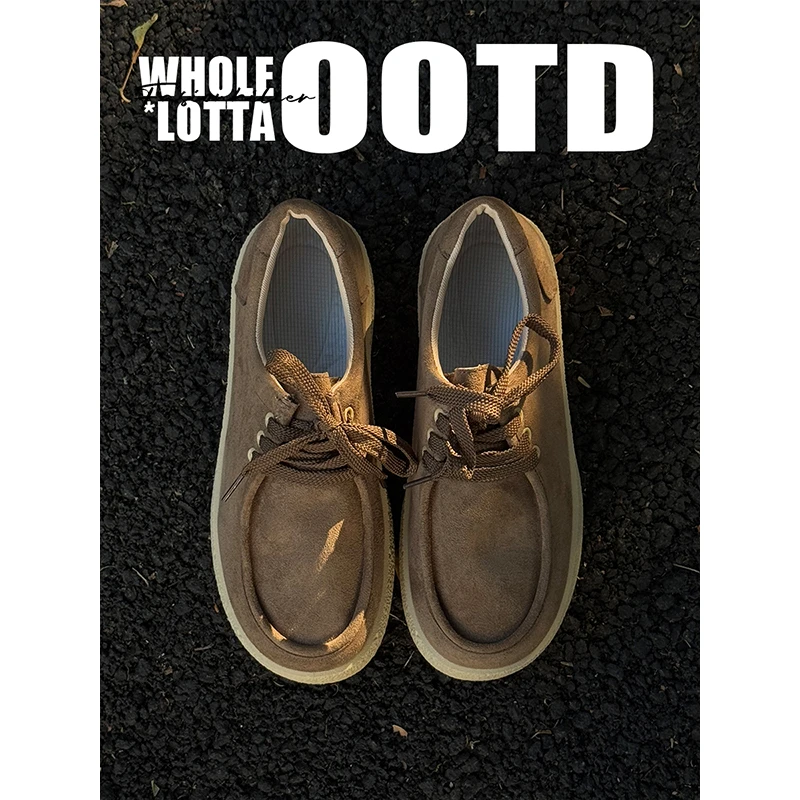 NewRockStarChoppa袋鼠鞋休闲通勤男士cleanfit复古老钱风包头拖