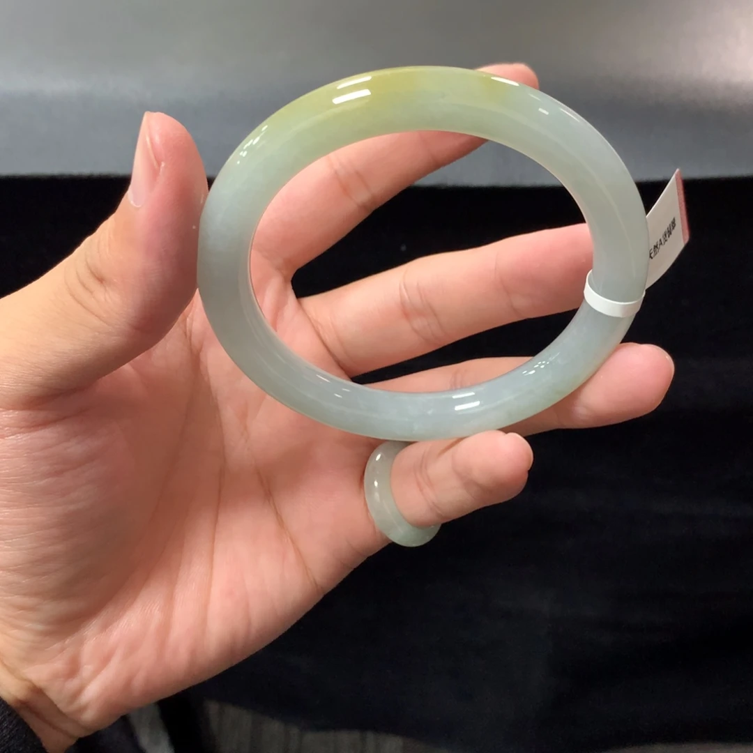 翡翠未镶嵌手镯56号59.3