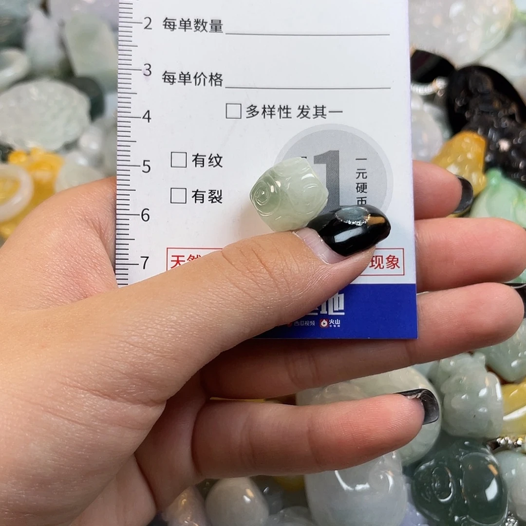 翡翠未镶嵌颈饰1195