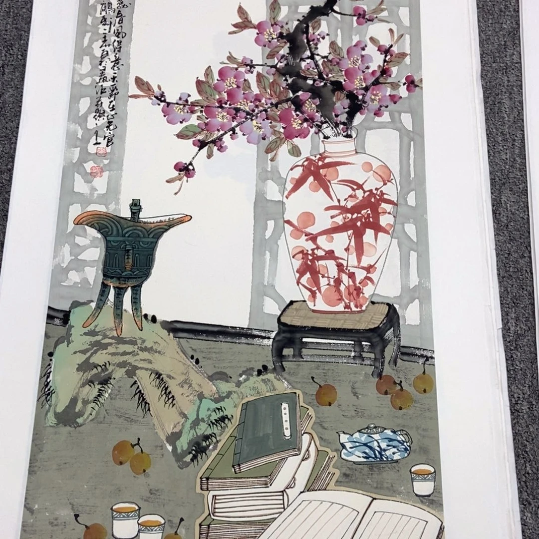 国画陈党明三尺精品佳作