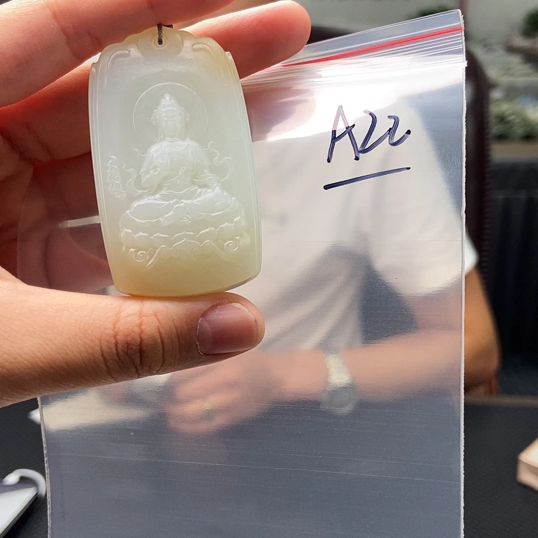 和田玉未镶嵌颈饰拍一发一