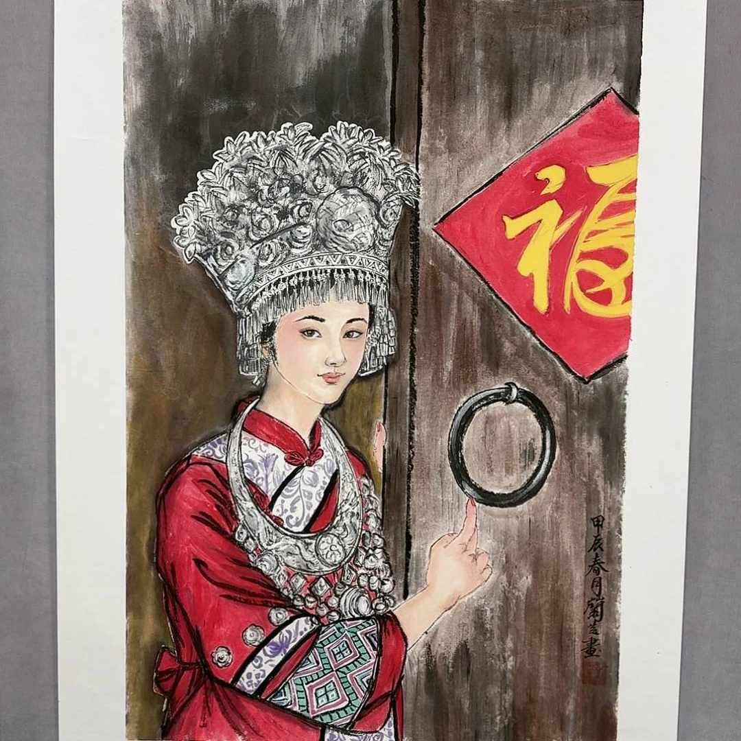 国画国画纯手绘作品请放心去藏