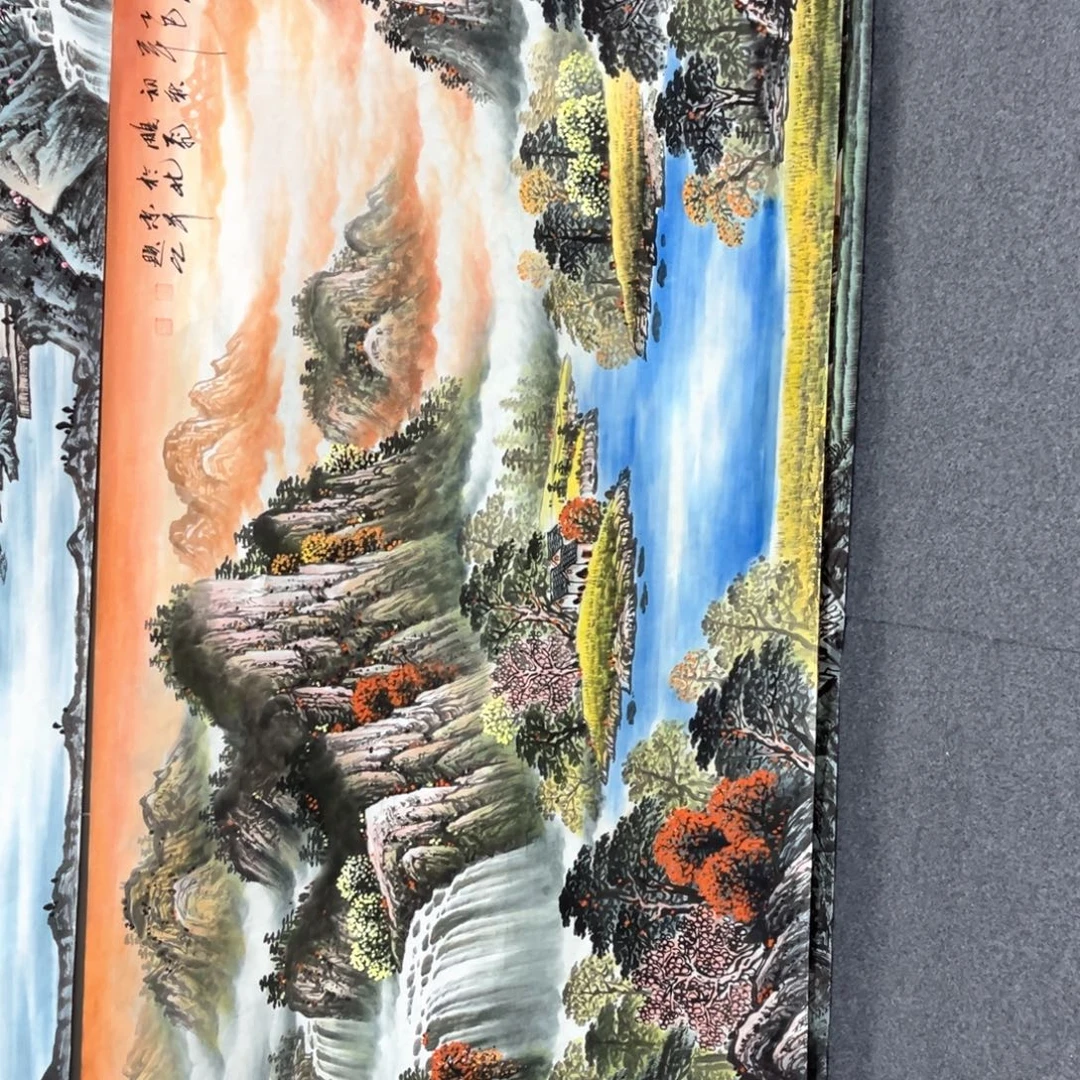 国画国画作品老师手绘