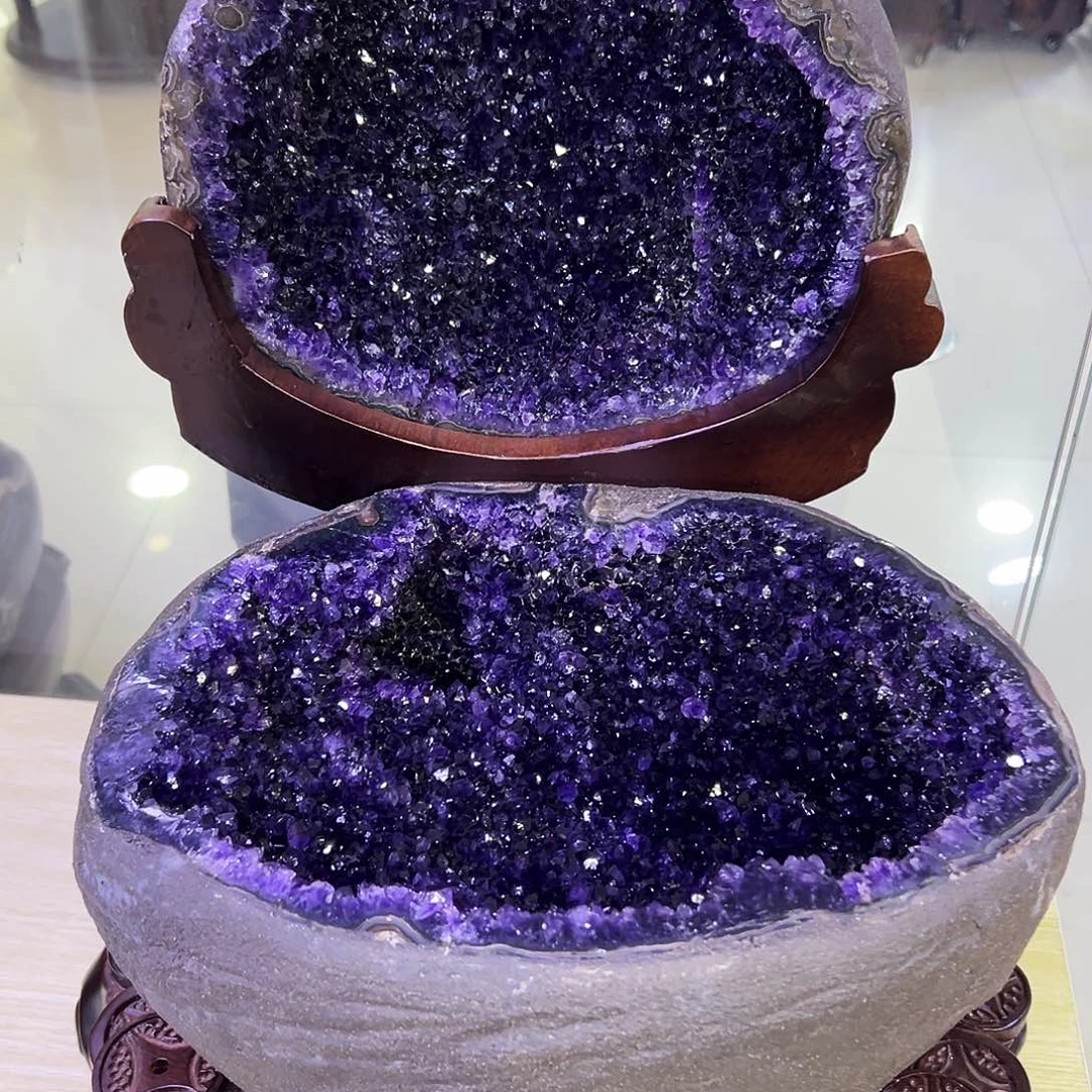 紫晶未镶嵌大型摆件（非配饰）