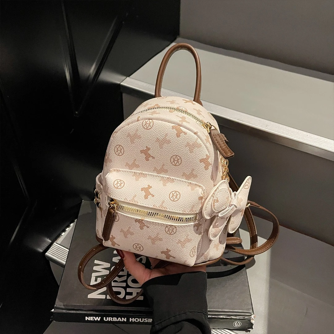 艾米兔 X COOLE女包2026新款百搭洋气潮流印花小众设计双肩包