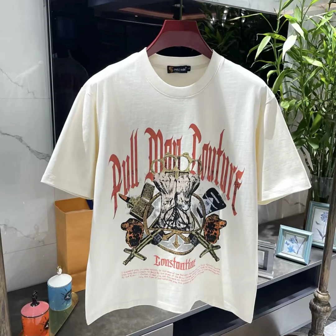 【孟璐轻奢男装】PSLL｜MENGLU2025｜高端欧货短袖T恤