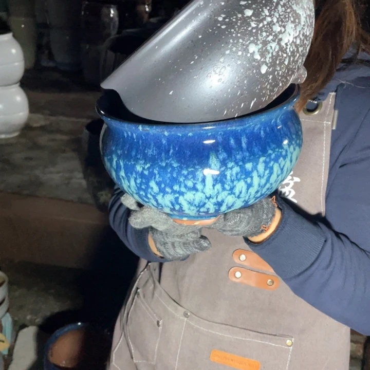 紫砂花盆口20高13正品正品