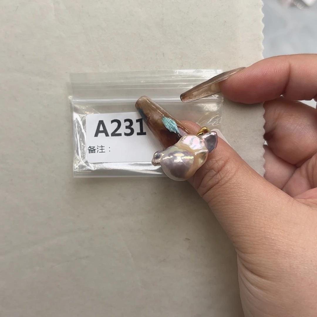 银S925镶嵌淡水珍珠戒指