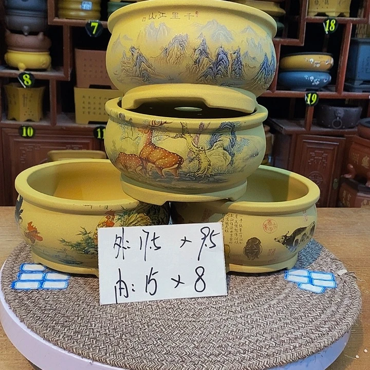 花盆紫砂紫砂花盆