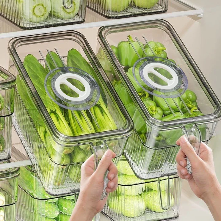 冰箱保鲜盒收纳盒食品级蔬菜水果冷冻整理厨房透明鸡蛋储物盒