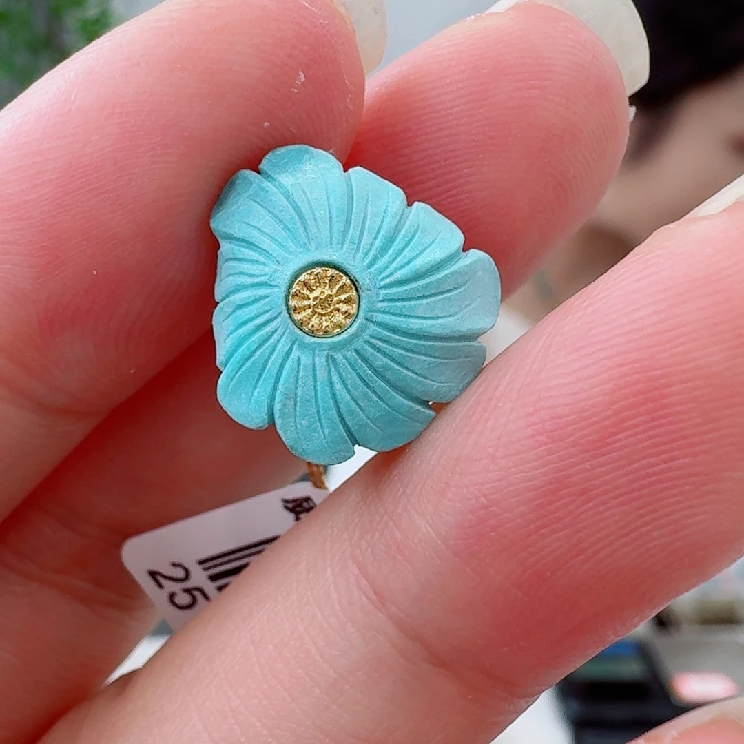 未镶嵌绿松石珠宝奇石