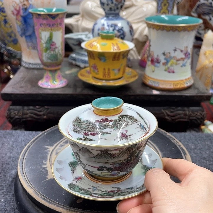 瓷片摆件家居设计风格