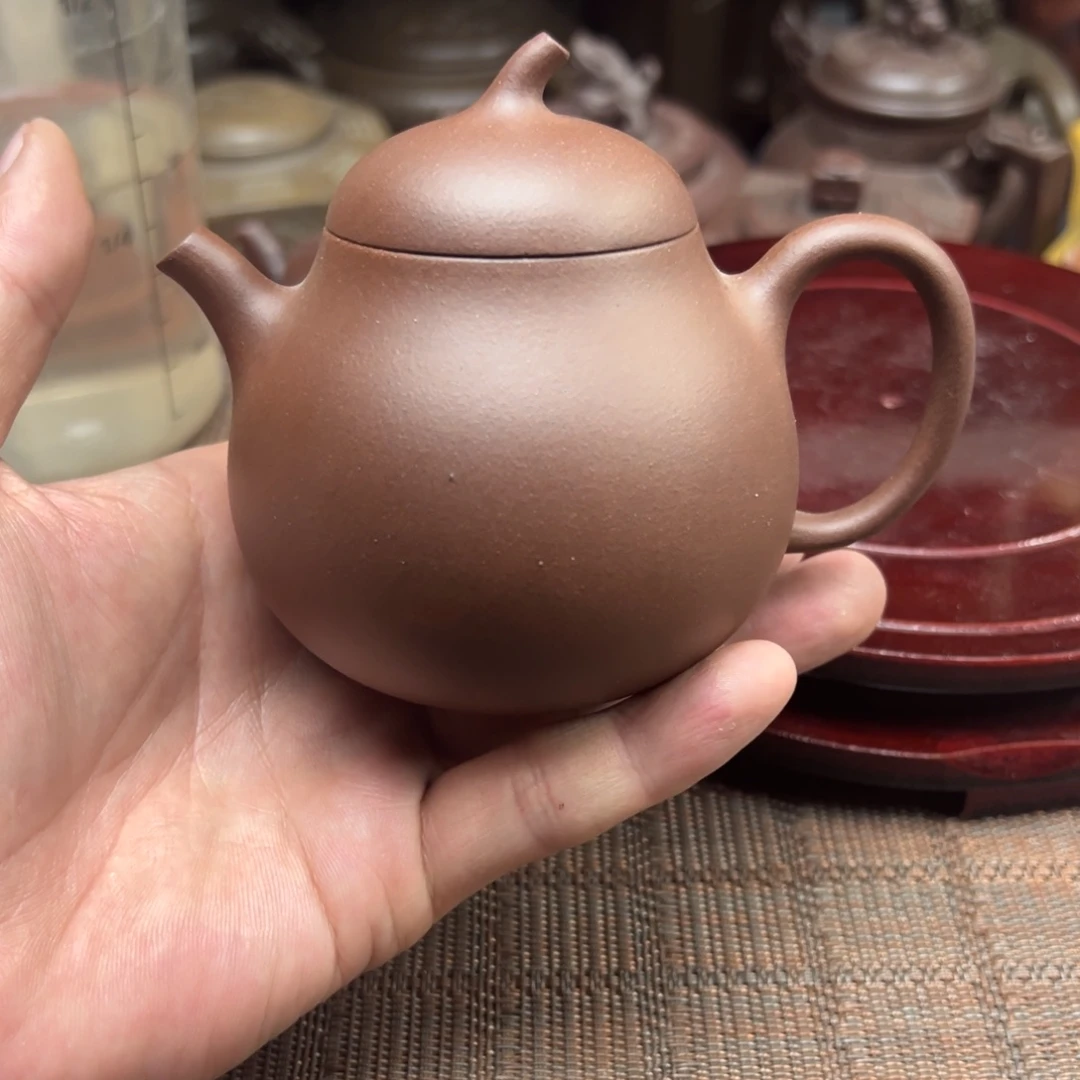 茶壶紫砂宜兴原矿紫砂壶200毫升容量
