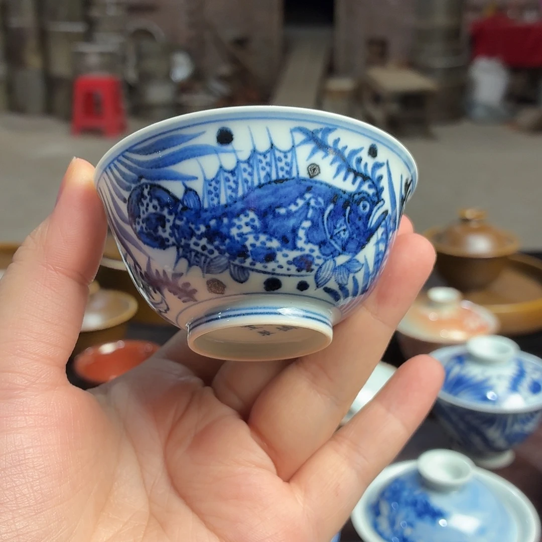 双板桥柴窑瓷器杯子陶瓷