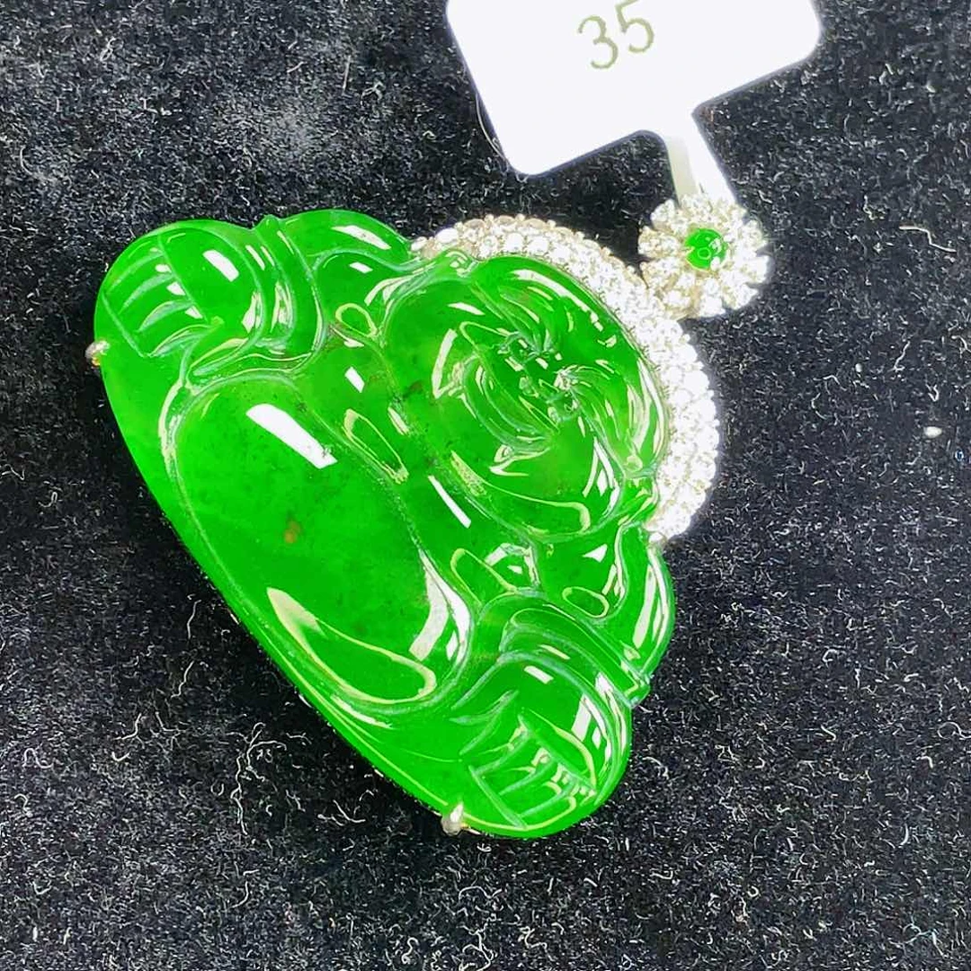 翡翠吊坠(不含链)未镶嵌